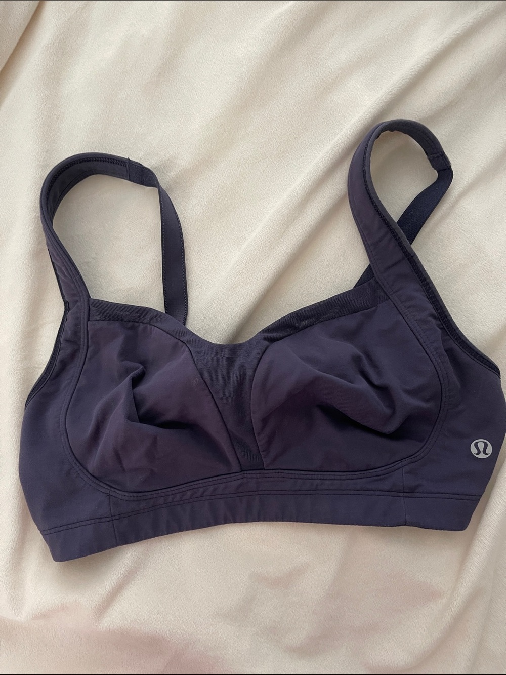 lululemon athletica Women's Dark Purple Supportive Sport Bra S M